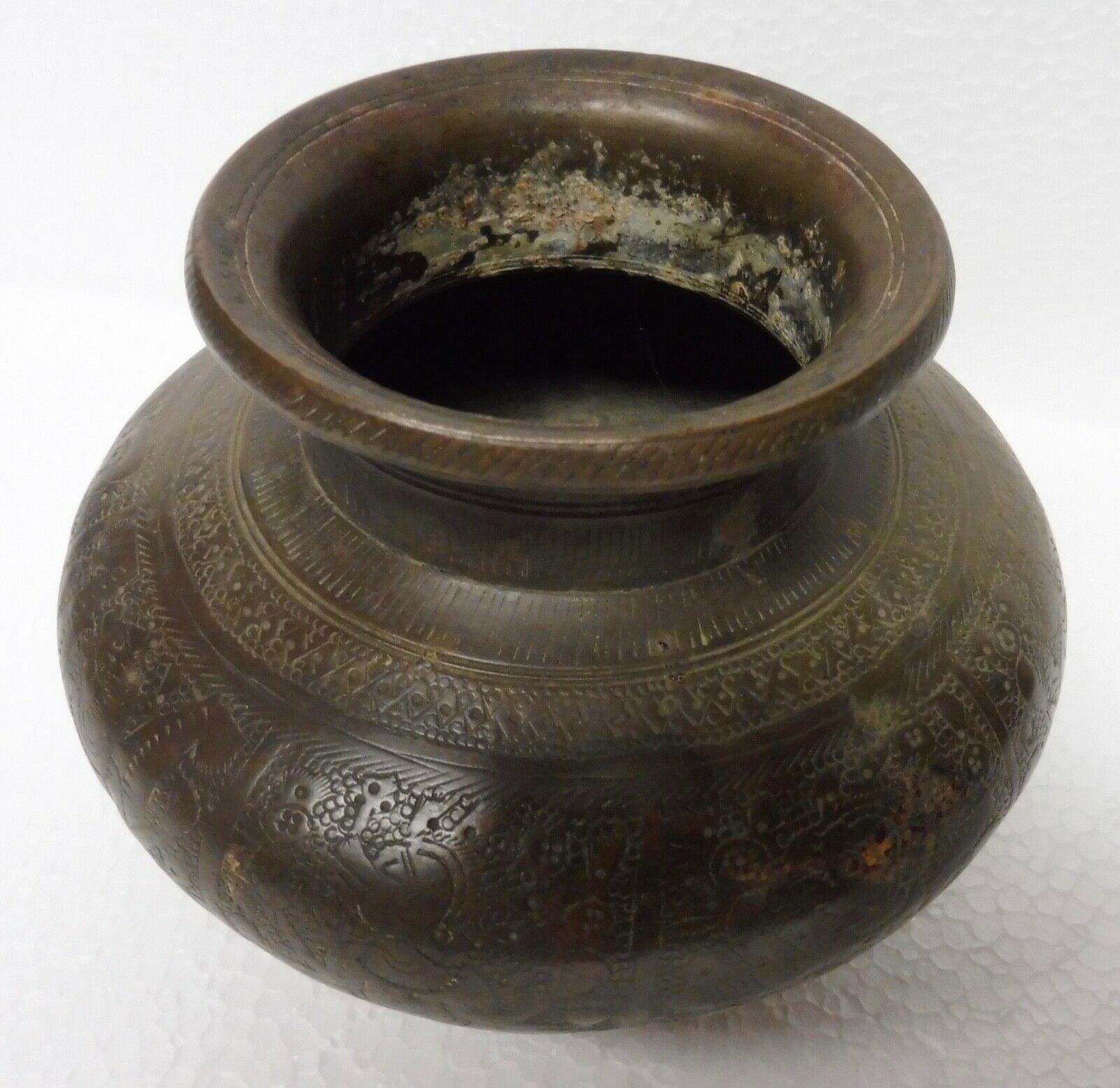 Ancien vase bronze chine xixème siècle
