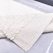 2x8 White Handmade Wool Vintage Runner Rug, 67x246Cm