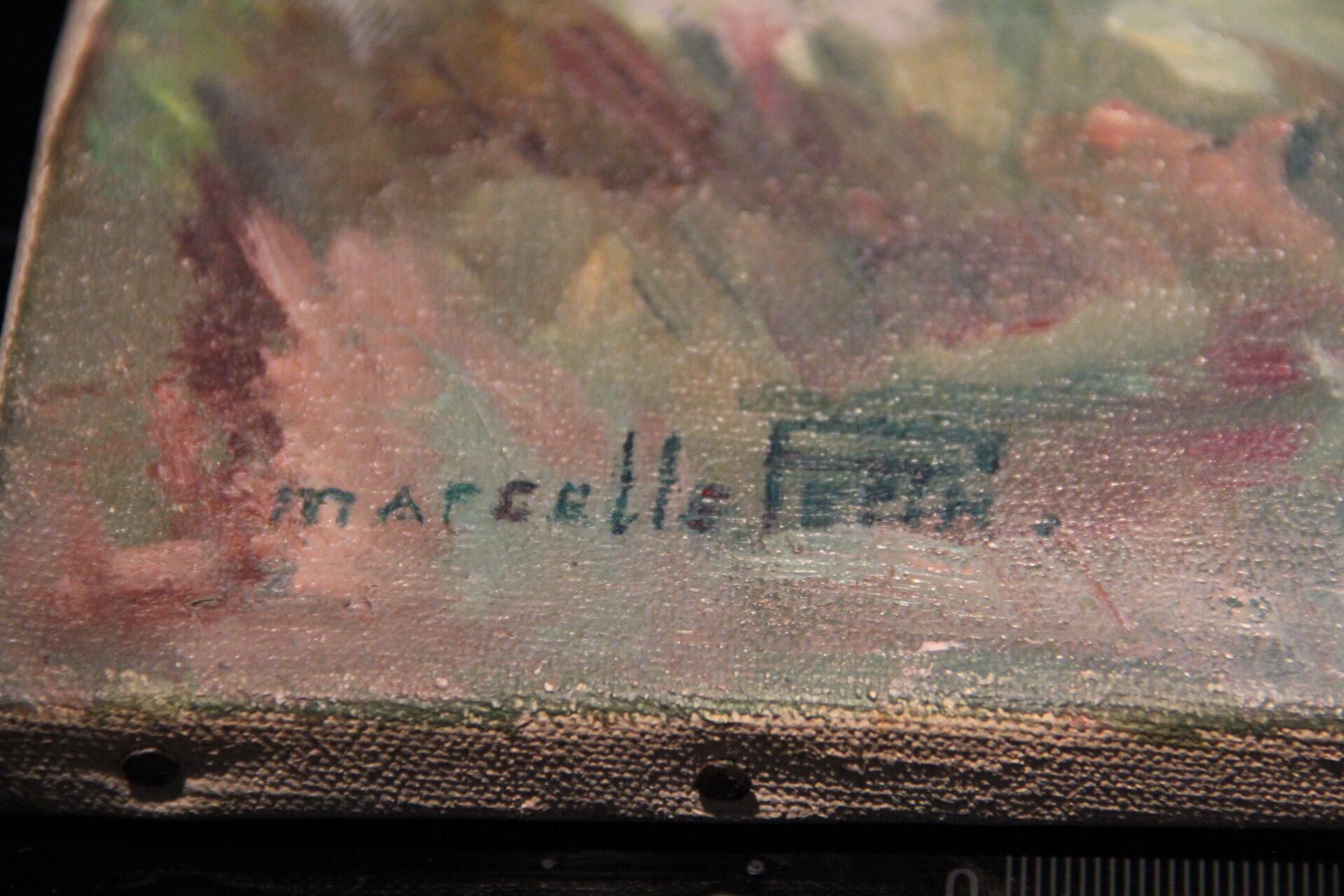 Country painting oil on canvas XX°