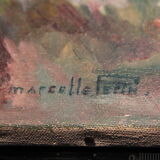 Country painting oil on canvas XX°