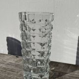 Vase en verre épais transparent classique
