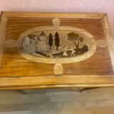 Louis XV style table in cherry wood