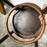 Antique children's chair in curved wood