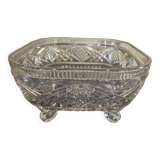 1950s crystal fruit bowl