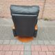 Fauteuil cuir vintage lusch luxe