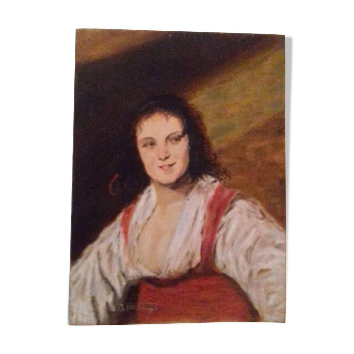 Portrait lady with smile