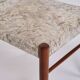 Set of six dining chairs - teak & light upholstery - Henry W. Klein - Bramin - 1960s