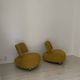 Lot 2 fauteuils Pallone Leolux par Roy de Scheemaker.