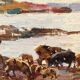 Workshop background, Henry Sené (1889-1961)
