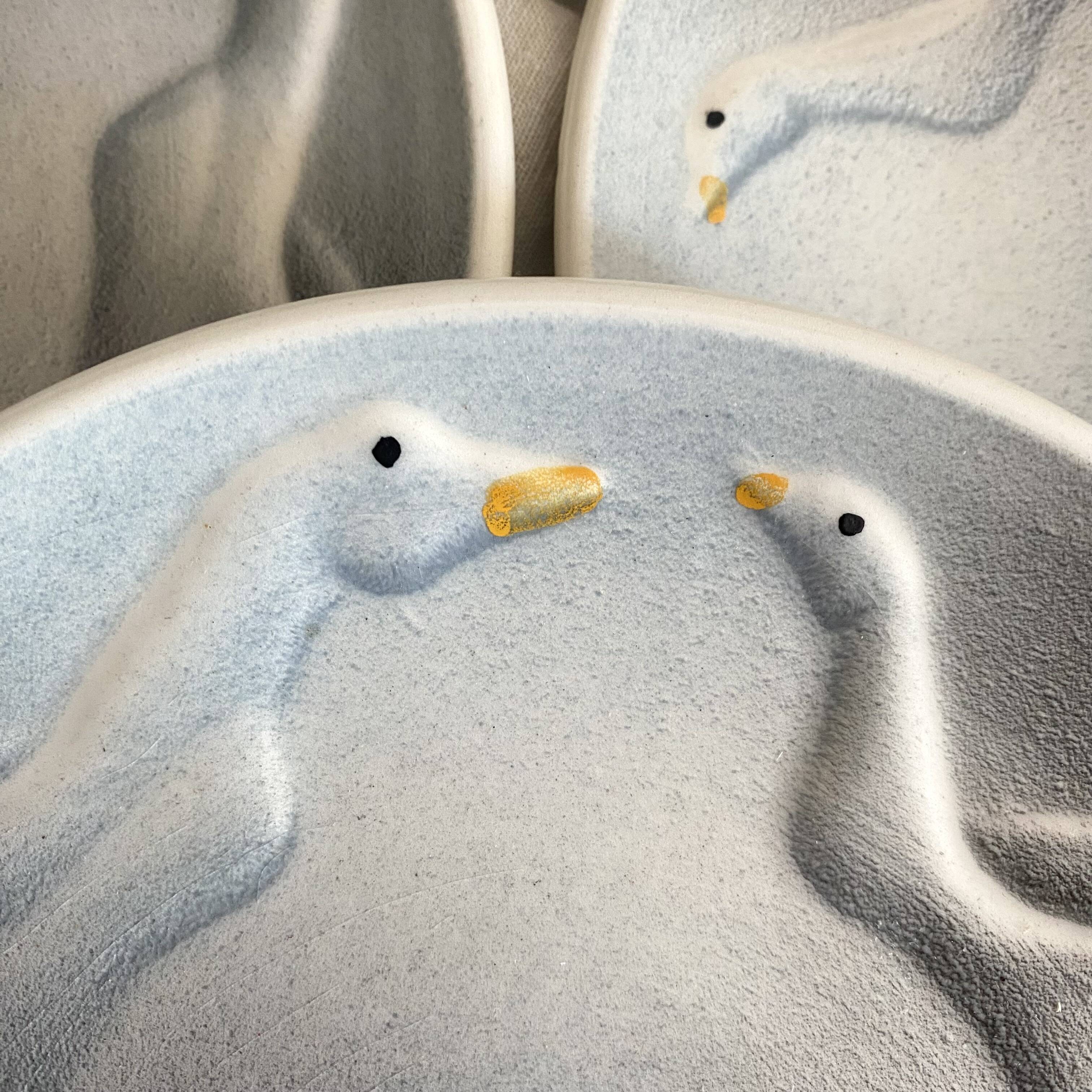 Foie gras plates from the Londe earthenware factory