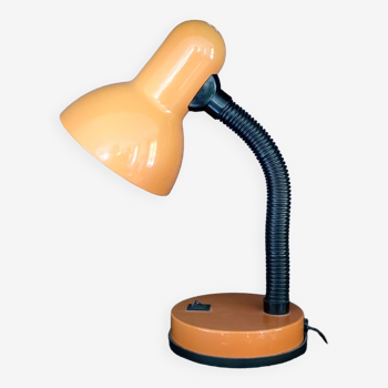 Petite lampe orange de bureau