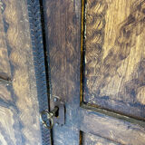 Small 19th-century patinated wardrobe