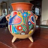 Vase coloré mexicain