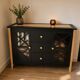 Matte black furniture