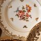 6 mismatched dessert plates decorated with roses