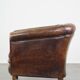 Fauteuil club en cuir de mouton