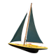 Basin sailboat gs giraus sauveur. model f27. vp 60 series black and yellow plastic shell.