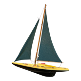 Basin sailboat gs giraus sauveur. model f27. vp 60 series black and yellow plastic shell.