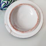 Oriental covered pot decoration flowers birds