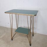 Vintage bar cart / plant table / trolley
