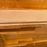 Stripped farmhouse table extensions up to 280 cm