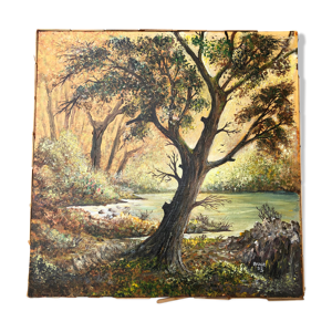 Huile sur toile, les - marais