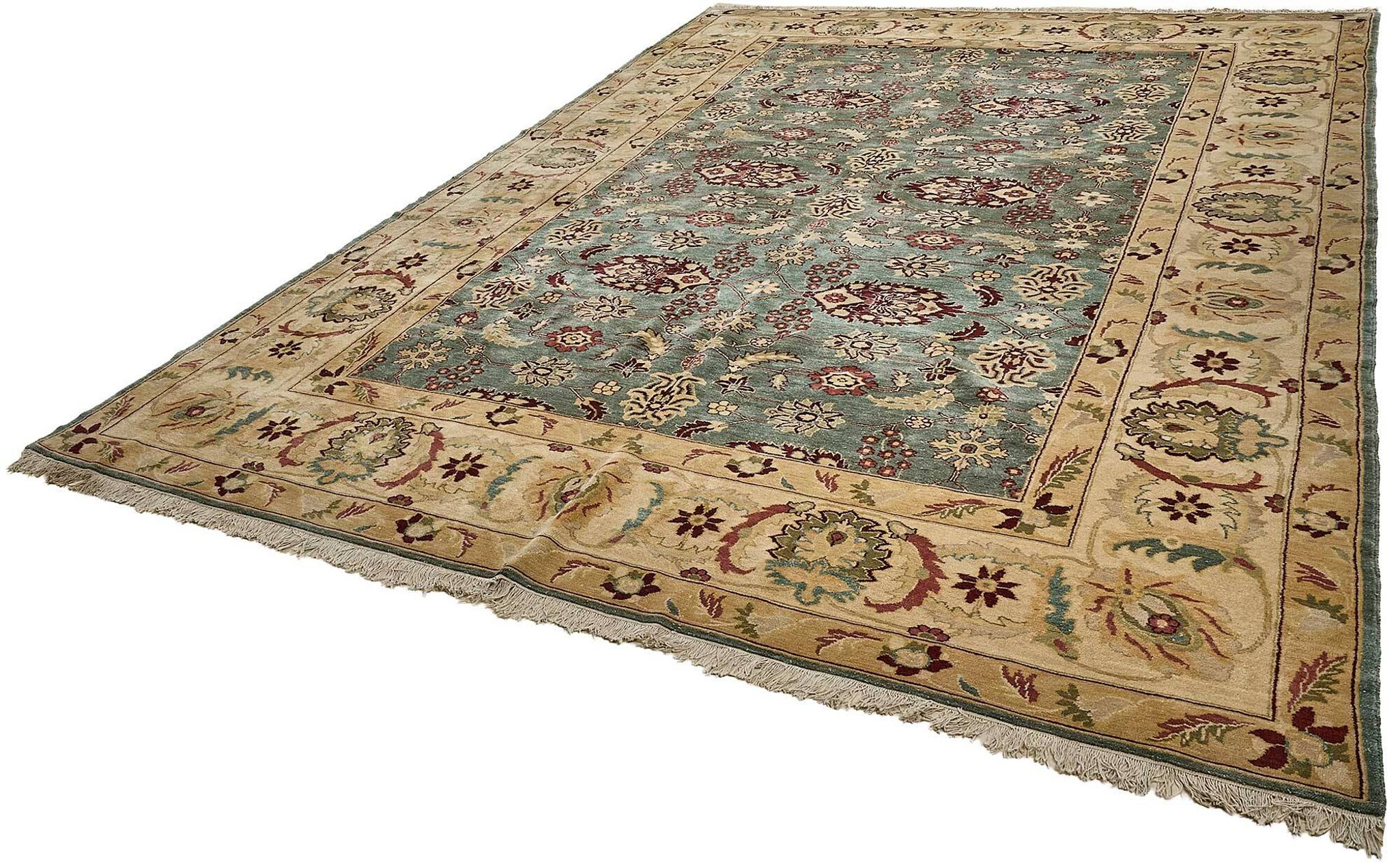 Turkish Handknotted Wool Oushak Rug 297 cm x 417 cm