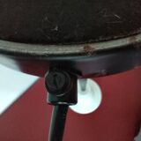 Lumi industrial metal lamp base - three lights - 1970s - Italy