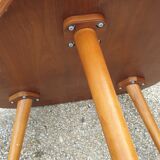 Triangular coffee table wood multipli