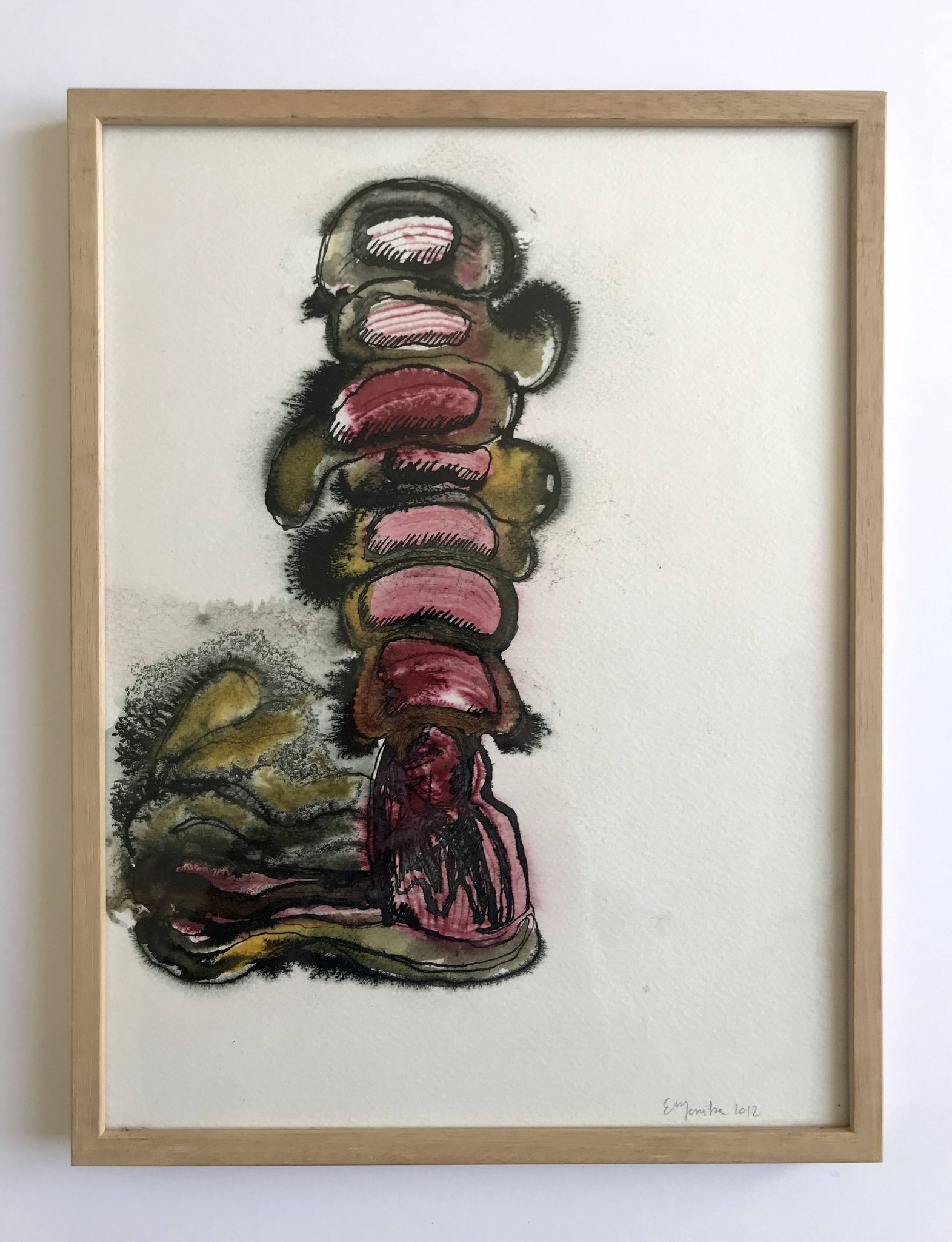 Emmanuelle MESSIKA, Untitled 8 (Drawings series), 2012. Ink on paper signed in pencil
