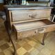 Wooden bedside table