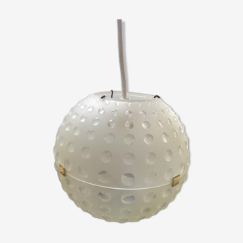Old lampshade globe space age 1960 in perspex bubble effect TBE