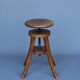 Industrial adjustable piano stool. 1930s