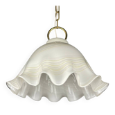 Vintage Murano Glass Suspension Lamp in the Shape of a Handkerchief, Italy, 1970s