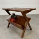 Side table feet compass door book 50s