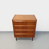Scandinavian teak chest of drawers from the 60s