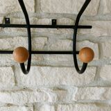 Coat rack/wrought iron hat holder
