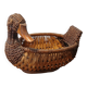 Wicker duck basket