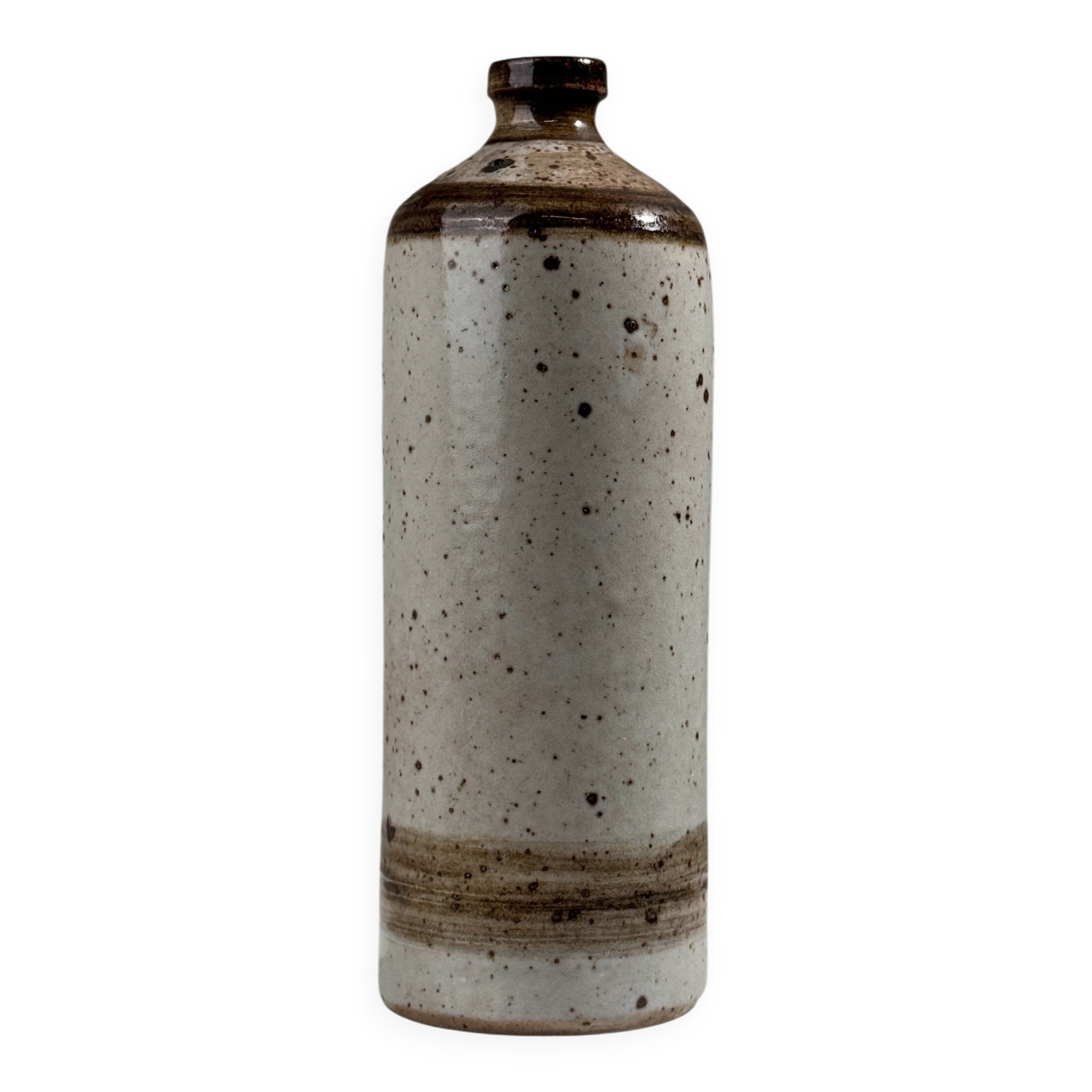 Stoneware bottle, La Borne, 1970