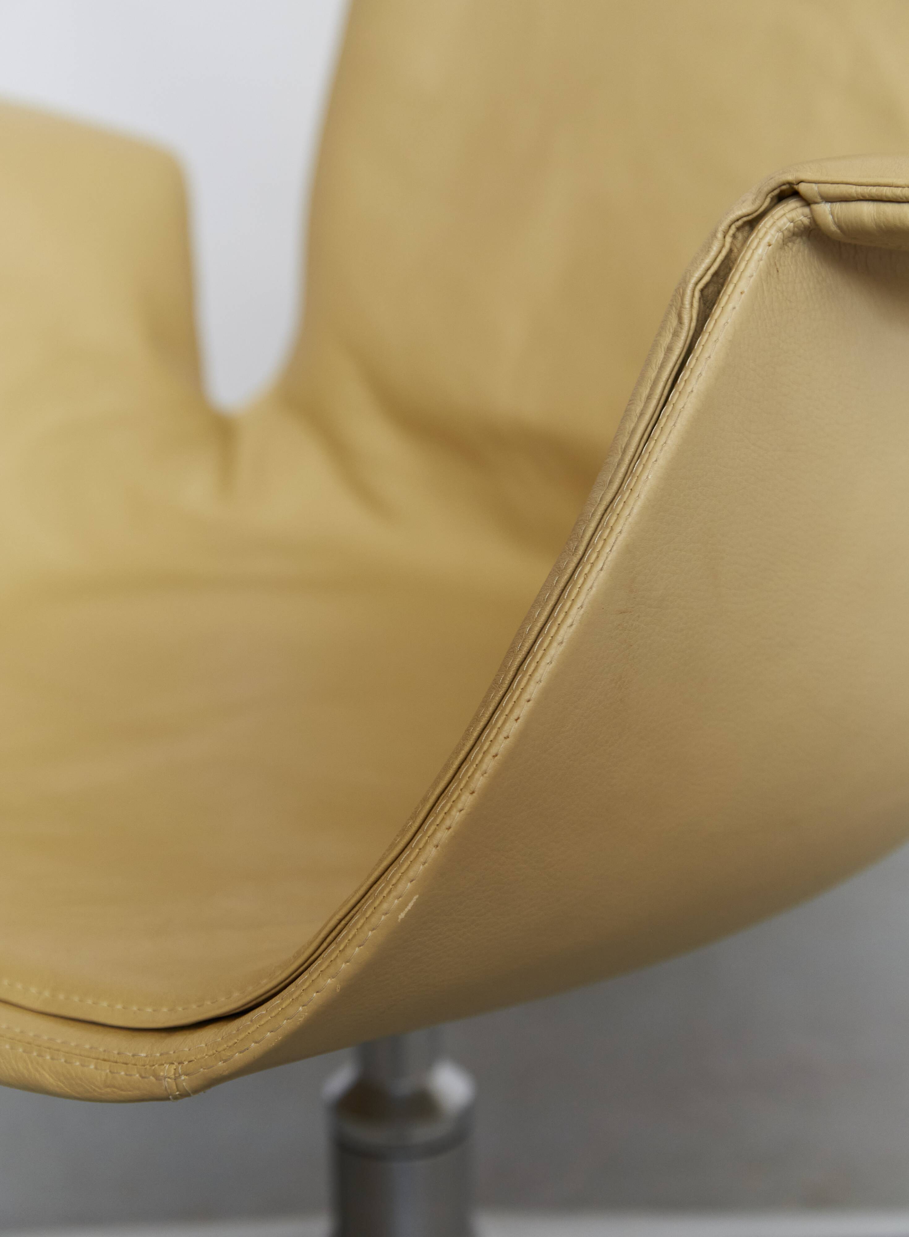 Chaise Tulipe Pivotante Modèle 6725 par Preben Fabricius & Jørgen Kastholm pour Walter Knoll