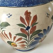 Théière Henriot Quimper – décor floral en relief