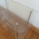 Brass and glass coffee table in Jansen style circa 1960.