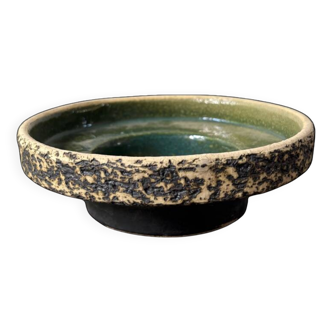 Pieter Groeneveldt vintage birch bark ceramic candle holder