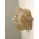 Set of Four Venetian Gold Graniglia “Leaf” Murano Glass Wall Sconcess