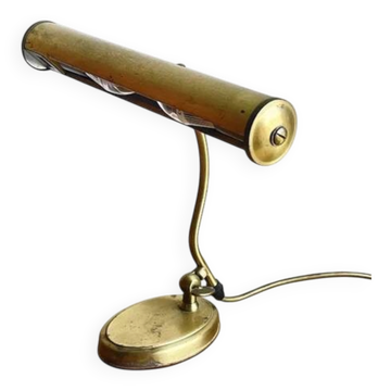 Lampe de table en laiton Pfäffle, design moderne du milieu du siècle, Allemagne, années 1960.