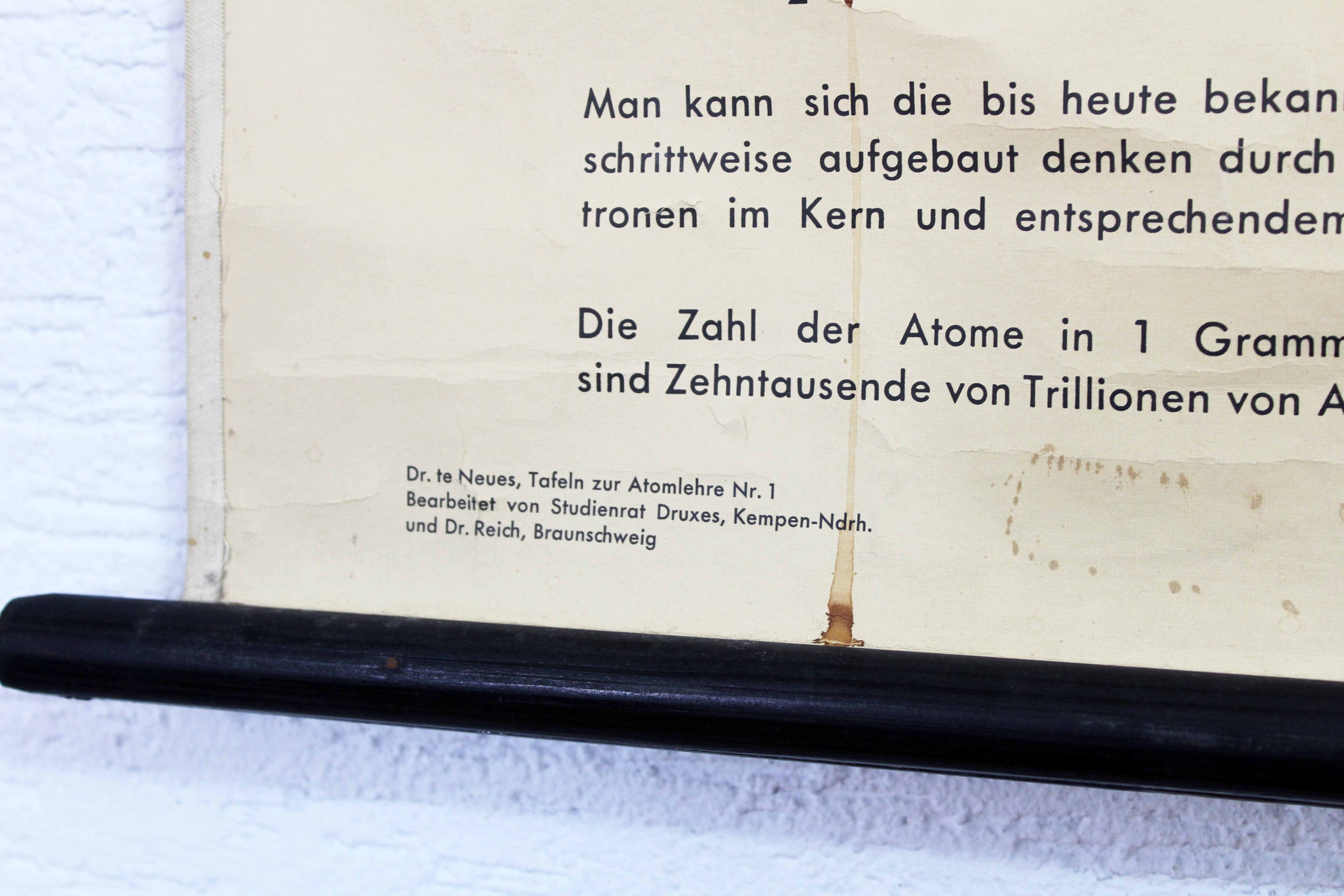 School poster Atome 1960