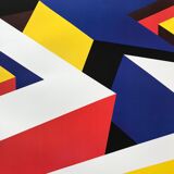 Original exhibition poster by Peter STÄMPFLI, Galerie Lelong, 1988