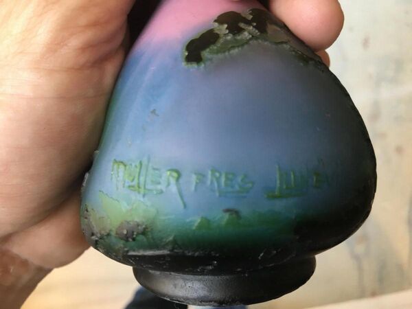 Müller Fres Luneville, Vase Soliflore