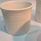 Matte white vase