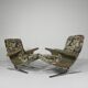 Set of 2 armchairs, Copenhagen model, Francois Letourneur, 1960s